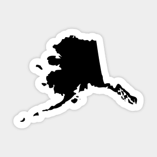 Alaska Black Sticker